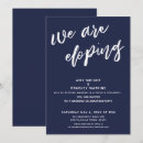 Search for only wedding reception invitations Elopement