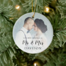 Search for 1st year married christmas tree decorations Keepsake