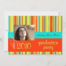 Search for yellow graduation invitations Stripes