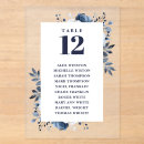 Search for acrylic table cards Dusty blue