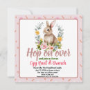 Search for rabbit with carrots invitations Egg hunt