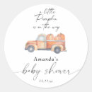 Search for little pumpkin baby shower stickers Autumn