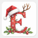 Search for monogram snowflake stickers Initial