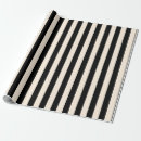Search for black and cream wrapping paper Stripes
