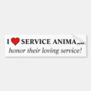 Search for service bumper stickers Animal