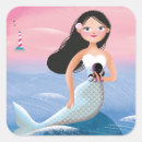 Search for mermaid swimming stickers Girl