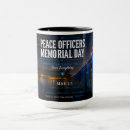 Search for peace officer mugs Thin blue line