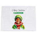 Search for christmas elf gift bags Red and green