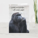 Search for funny gorilla birthday cards Primate