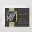 Search for black lace save the dates Gold