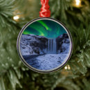 Search for waterfall christmas tree decorations Iceland