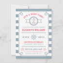 Search for nautical baby girl shower invitations Preppy