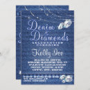 Search for denim and diamonds party invitations Western