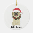 Search for shih tzu christmas tree decorations Watercolor