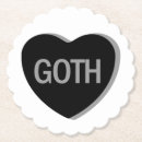 Search for goth coasters Black and white