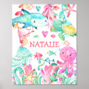 Search for under the sea nursery posters Baby girl