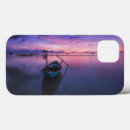 Search for boat at sunset iphone cases Vacation