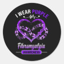 Search for fibromyalgia butterfly stickers Purple