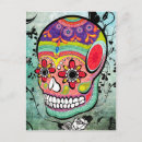 Search for skull illustration postcards Tattoo