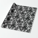 Search for black and white rose wrapping paper Roses