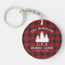 Search for red plaid key rings Family cabin