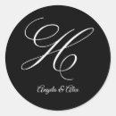 Search for letter h wedding stickers Elegant