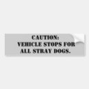 Search for strays bumper stickers Rescue