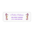 Search for seahorse wedding return address labels Beach