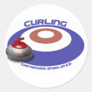 Search for curling stone stickers Sweeping