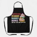 Search for book lovers aprons Reading