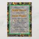 Search for camo bridal shower invitations Orange