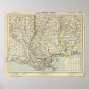 Search for louisiana state map posters Alabama