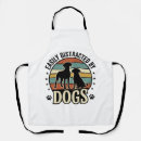 Search for wolf silhouette aprons Pug