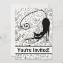 Search for black and white kitten invitations Girls