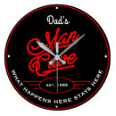 Search for man cave clocks Dad