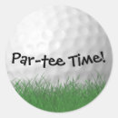 Search for golf party stickers White