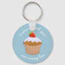 Search for dessert rounded key rings Strawberry