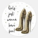 Search for gold high heels stickers Party