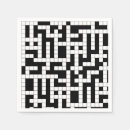 Search for crossword napkins Black