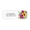 Search for summer return address labels Colourful