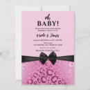 Search for leopard print baby shower invitations Wild