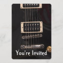 Search for electric guitar birthday invitations Instrument