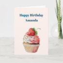 Search for ice cream birthday cards Cupcake
