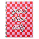 Search for good vibes notebooks Typography