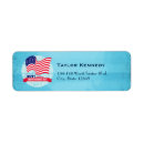 Search for fourth of july return address labels Flag