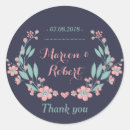 Search for pink blue thank you stickers Vintage