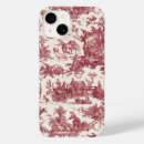 Search for vintage red iphone cases Toile de jouy