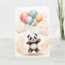 Search for watercolor panda cards Baby shower