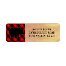 Search for lumberjack return address labels Woodland