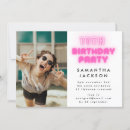 Search for hot pink 18th birthday invitations For her